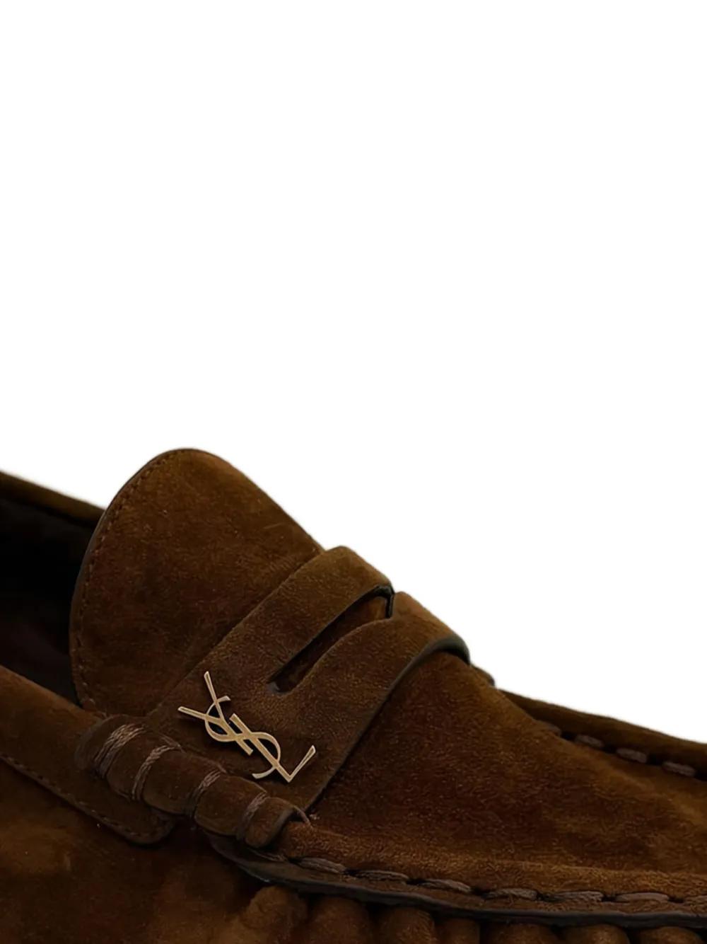 Saint Laurent Logo Loafers