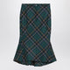 Alexander Mcqueen  Flared Skirt In Wool Tartan