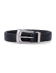 Saint Laurent Leather Belt With Folk Buckle