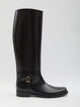 Saint Laurent Black Leather Boots