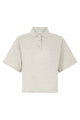 Saint Laurent Polo In Pique Of Mixed Cotton