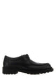 Bottega Veneta Black Leather Ben Lace-Up Shoes