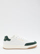 Saint Laurent All-White Lace-Up Sneakers