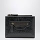 Balenciaga Le City Bi-Fold Lambskin Wallet In Black