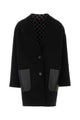 Gucci Black Wool Blend Reversible Coat