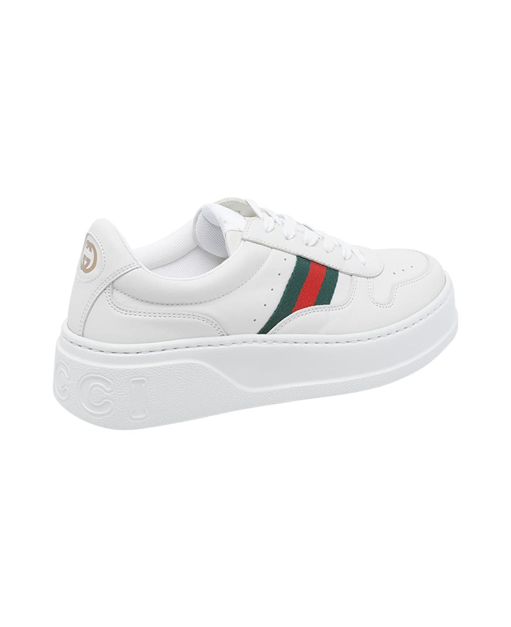 Gucci White Leather Sneakers