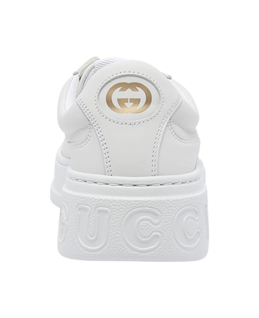 Gucci White Leather Sneakers