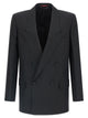 Gucci Double-Breasted Technical Panama Blazer