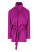 Saint Laurent Tyrian Purple Wool Coat