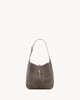 Saint Laurent Dark Grey Suede Le 5 Ã¡ 7 Shoulder Bag