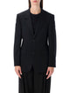 Balenciaga Singlebreasted Black Wool Jacket