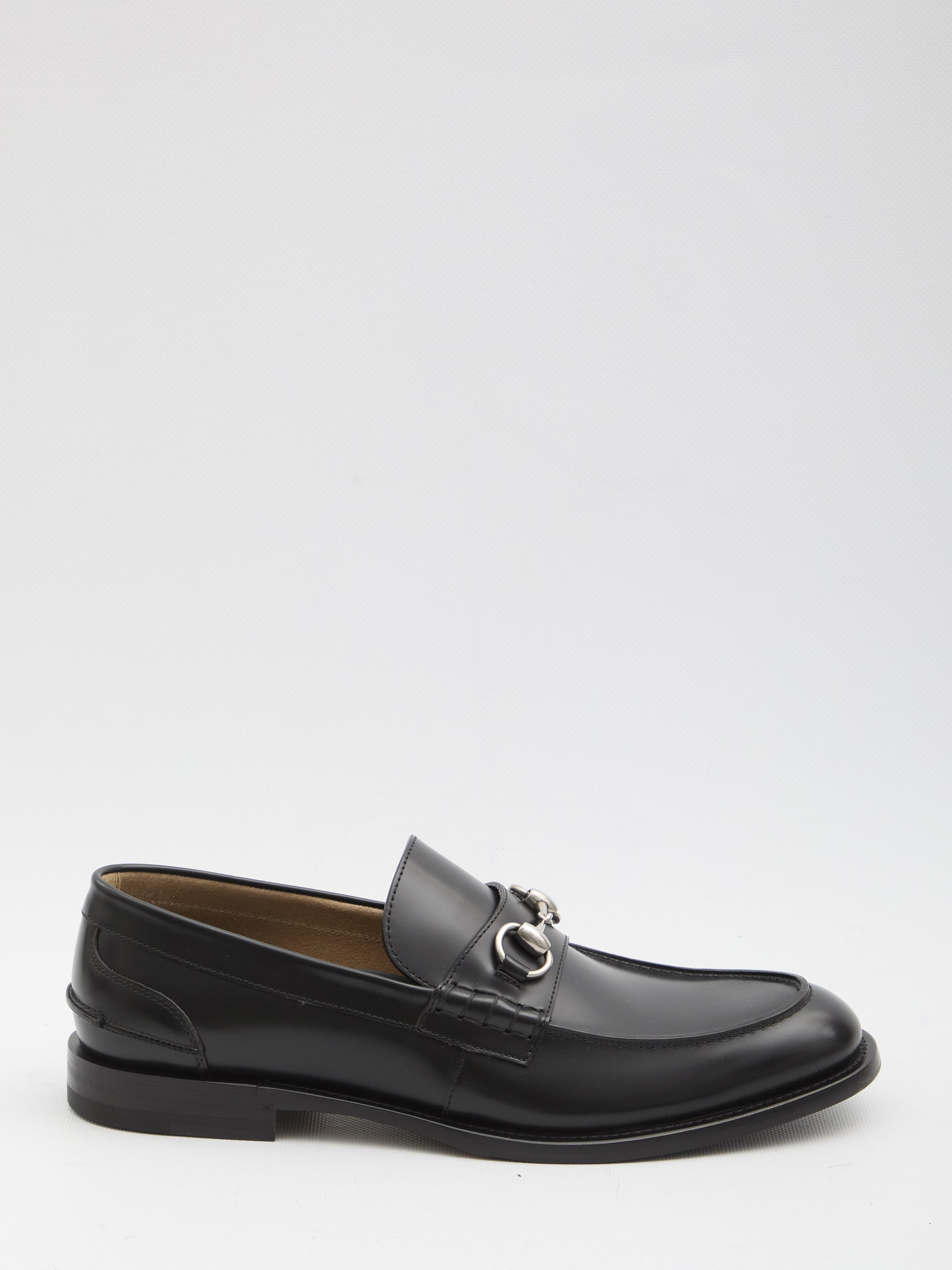 Gucci Black Leather Loafers