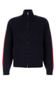 Gucci Striped Zip-Up Cardigan