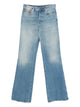 Gucci Flare Jeans In Denim Cotton Lightened Effect