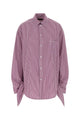 Balenciaga Embroidered Poplin Oversize Shirt