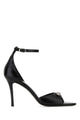Balenciaga Black Leather City Up Sandals