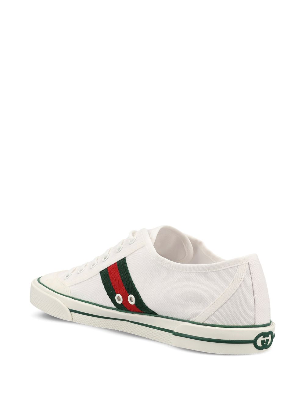 Gucci White Fabric Gucci Tennis 1977 Sneakers