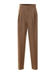 Saint Laurent Saint Laurent Marron Glace' Wide Pants