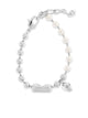 Alexander Mcqueen Skl & Pearl Bracelet -  - Metal - Silver