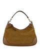 Gucci Brown Suede Medium Gucci B Shoulder Bag