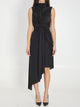 Balenciaga Black Sleeveless Dress Waist Detail