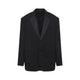 Balenciaga Black Wool Tuxedo Jacket