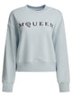 Alexander Mcqueen Light Blue Cotton Sweatshirt