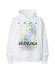Balenciaga Graphic-Print Hoodie