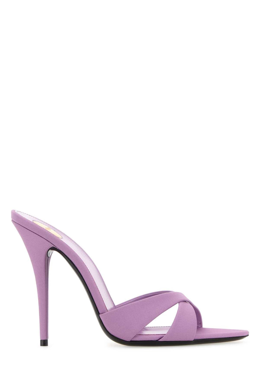 Saint Laurent Lilac Fabric Mules