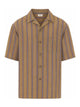 Saint Laurent Saint Laurent Taupe Striped Shirt