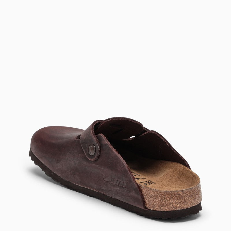 Birkenstock Habana Oiled Leather Boston Clogs By