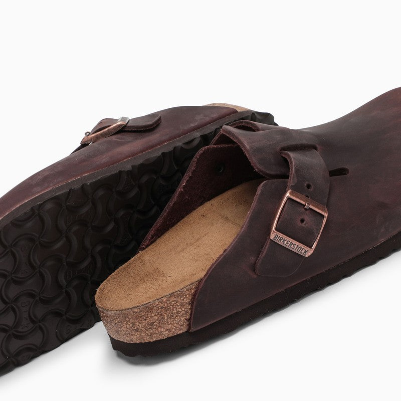 Birkenstock Habana Oiled Leather Boston Clogs By