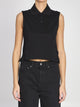 Saint Laurent Piquet Polo Sleeveless