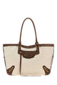 Balenciaga Sand Canvas Le City Shopping Bag