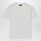 Gucci White Cotton Tshirt With Logo Crest