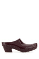 Bottega Veneta Aubergine Rubber Gondola Mules