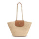 Saint Laurent Manon Raffia Tote Bag