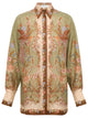 Zimmermann Indra Printed Silk Shirt