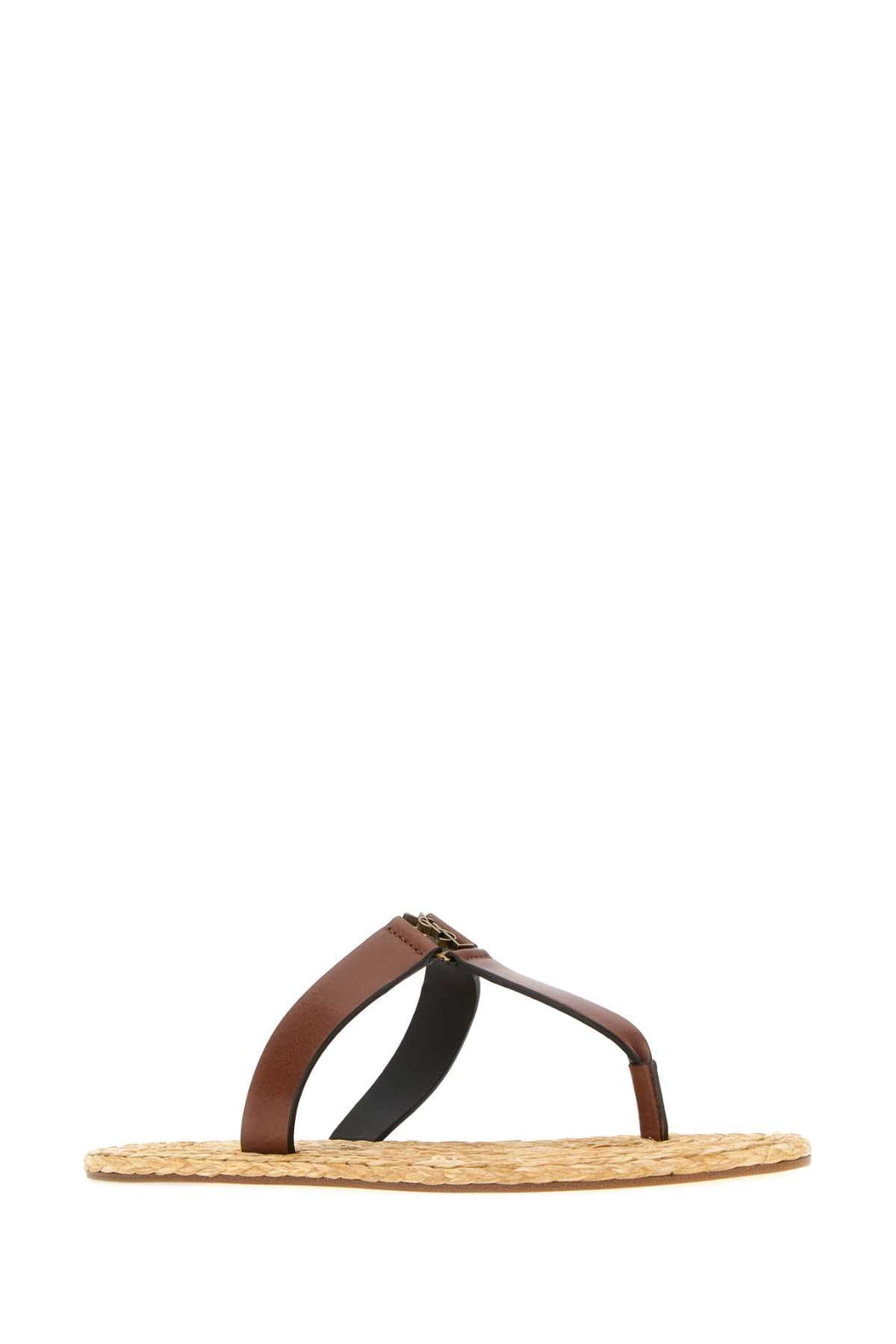Saint Laurent Babylone Leather Sandals