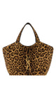 Saint Laurent Printed Calf Hair Medium Icare Shopping Bag
