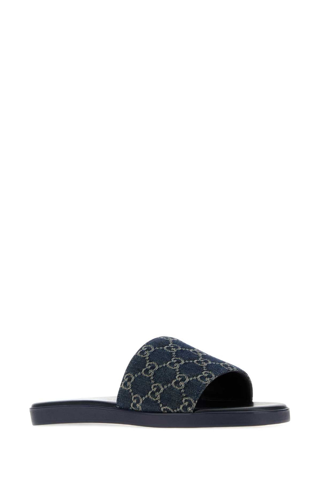 Gucci Gg Denim Slippers