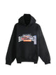 Balenciaga Logo-Print Cotton Hoodie