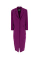 Balenciaga Purple Gabardine Coat
