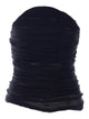Balenciaga Black Fitted Bustier Top