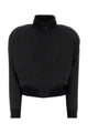Gucci Black Silk Bomber Jacket