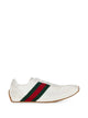 Gucci Mesh Suede Grosgrain Sneakers
