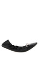 Gucci Black Leather Prima Ballerinas