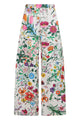 Gucci Floral Wide-Leg Pants In Silk