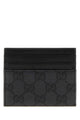 Gucci Black Gg Canvas Gucci Essence Classic Card Holder