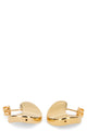 Bottega Veneta Gold Silver Small Disc Earrings